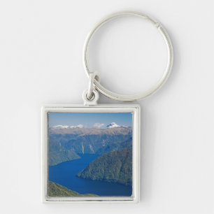 South Fiord, Lake Te Anau, Fiordland National Schlüsselanhänger