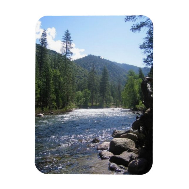 South Fork Kings River, King's Canyon, CA Magnet (Vertikal)