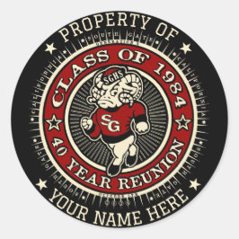 South Gate High School Ramsey Property Stickers 6
