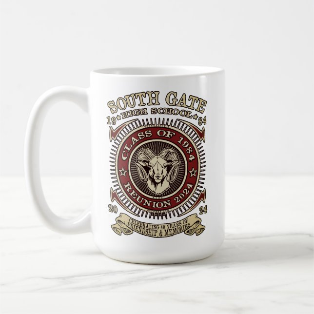 South Gate Rams Beverage Mug 15oz. (Gauche)