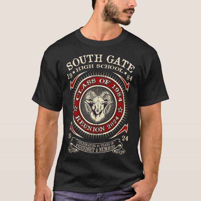 South Gate S. Class of 1984 Wiedersehen T - Shirt (Vorderseite)