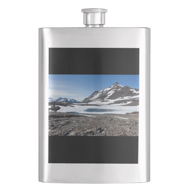 South Georgia Landscape Flachmann (Vorderseite)