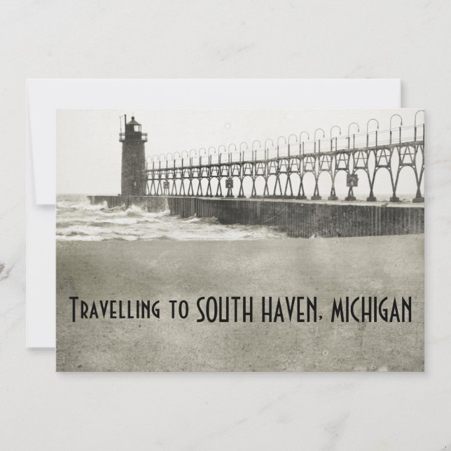 South Haven Michigan Einladung (Vorderseite)