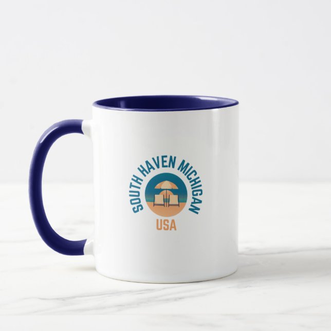 South Haven Michigan Heimat Kaffee Tasse (Links)
