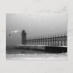 South Haven Michigan Lighthouse Postkarte
