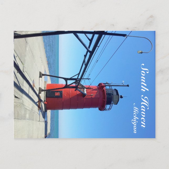 South Haven Michigan Postkarte (Vorderseite)
