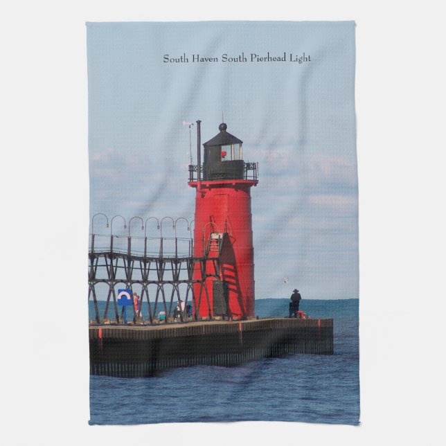 South Haven South Pierhead Küchentuch (Vertikal)