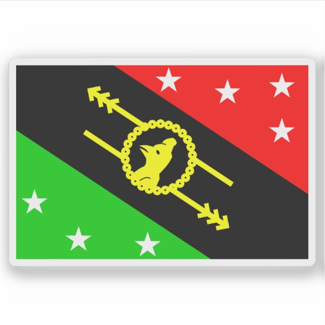 South Highlands Province flag, Papua Neue Guinea Aufkleber (Vorderseite)