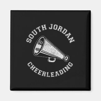 South Jordan Cheer gestresst Retro 90er Cheerlead Magnet