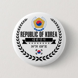 South Korea Button