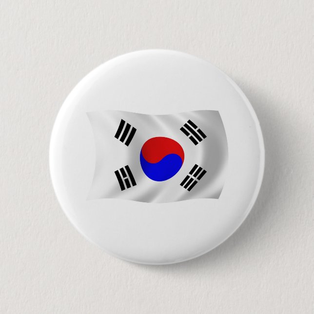 South Korea Flag Button (Vorderseite)