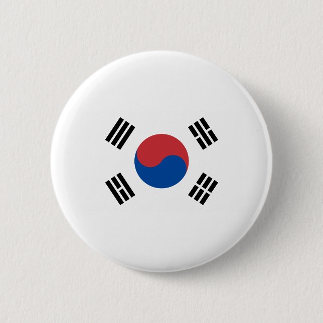 South Korea Flag Button (Vorderseite)
