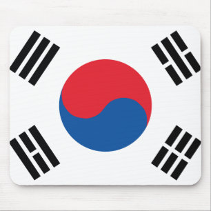 South Korea Flag Mousepad