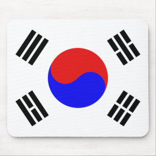 South Korea Flag Mousepad