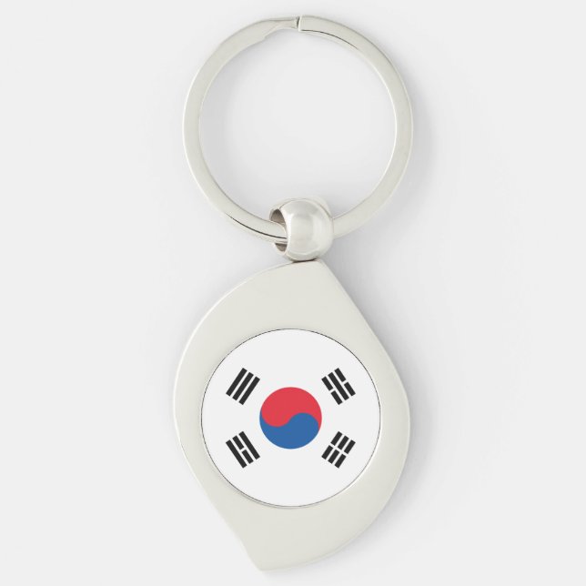 South Korea Flag Schlüsselanhänger (Vorderseite)