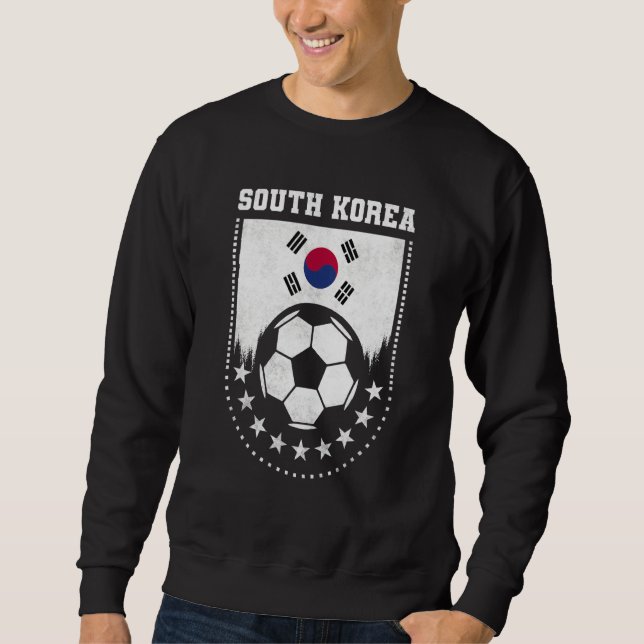 South Korea Flag Soccer Fan Sweatshirt (Vorderseite)