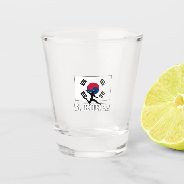 South Korea Soccer National Team Schnapsglas (Vorderseite)