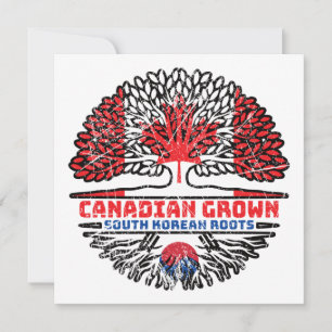 South Korea South Korean Canadian Canada Tree Karte