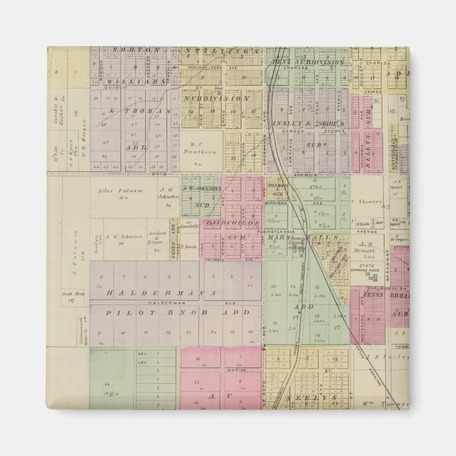 South Leavenworth, Kansas Magnet (Vorne)