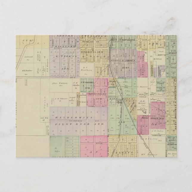 South Leavenworth, Kansas Postkarte (Vorderseite)