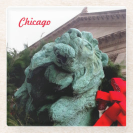 South Lion am Art Institute of Chicago Glasuntersetzer