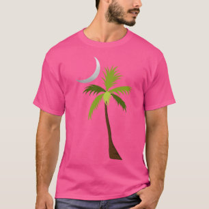 South olina Palmetto und Moon T-Shirt