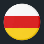 South Ossetia Flag Magnet<br><div class="desc">Patriotic flag of South Ossetia.</div>