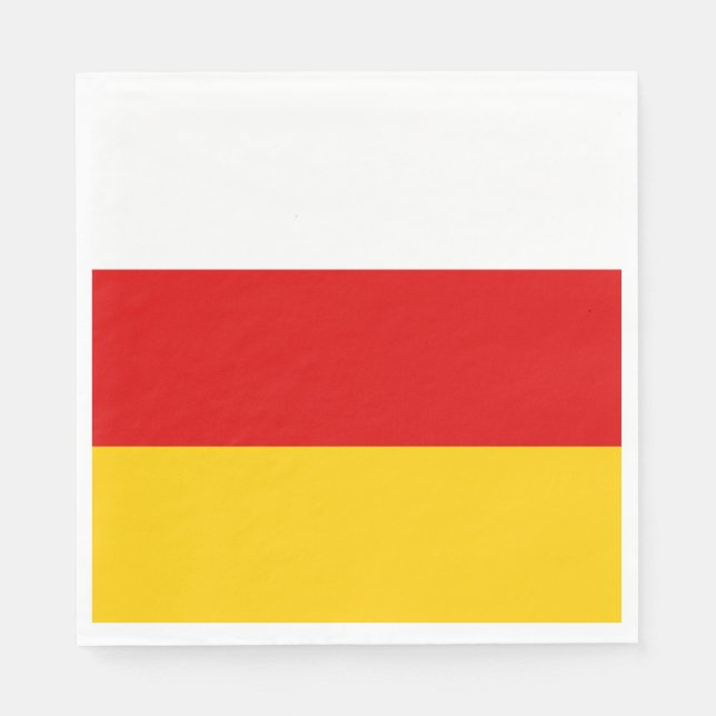 South Ossetia Flag Serviette (Vorderseite)