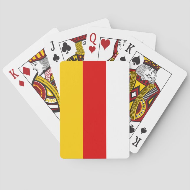 South Ossetia Flag Spielkarten (Rückseite)