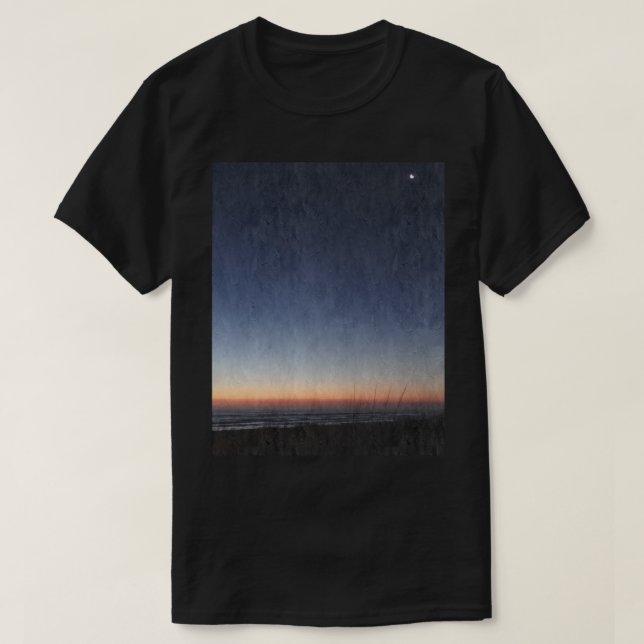 South Padre Early Morning Moon T-Shirt (Design vorne)