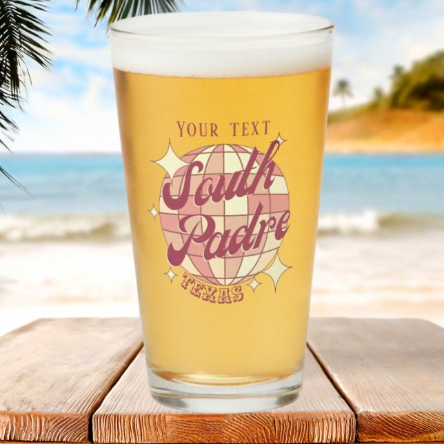 South Padre Insel texas Ferien Bier Glas (Von Creator hochgeladen)