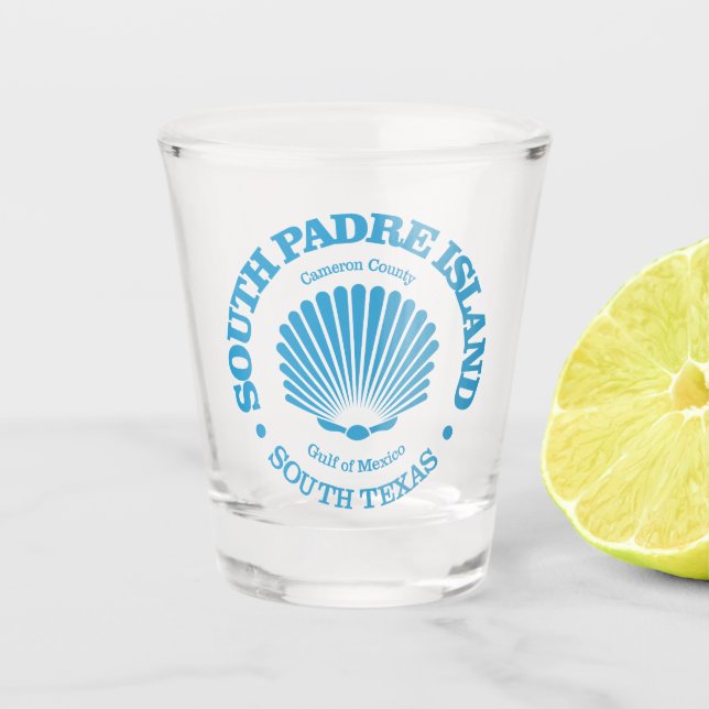South Padre Island (Seashell) Schnapsglas (Vorderseite)