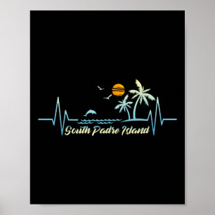 South Padre Island Souvenir Spring Break South Pad Poster