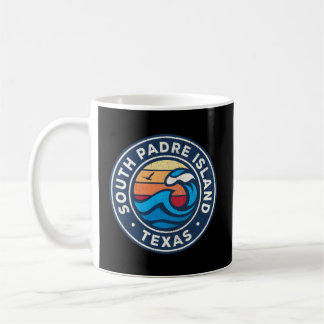 South Padre Island Texas Tx nautische Waves Kaffeetasse