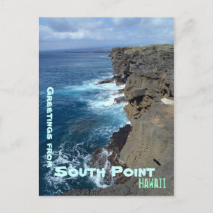 South Point Big Island Hawaii - Postkarte