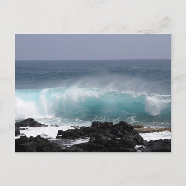 South Point Wave, Hawaii Postkarte (Vorderseite)