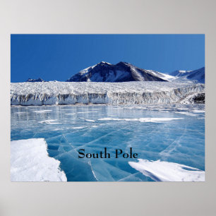 South Pole, Antartica Poster