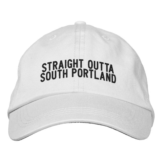 South Portland Maine Hat Bestickte Baseballkappe (Vorderseite)