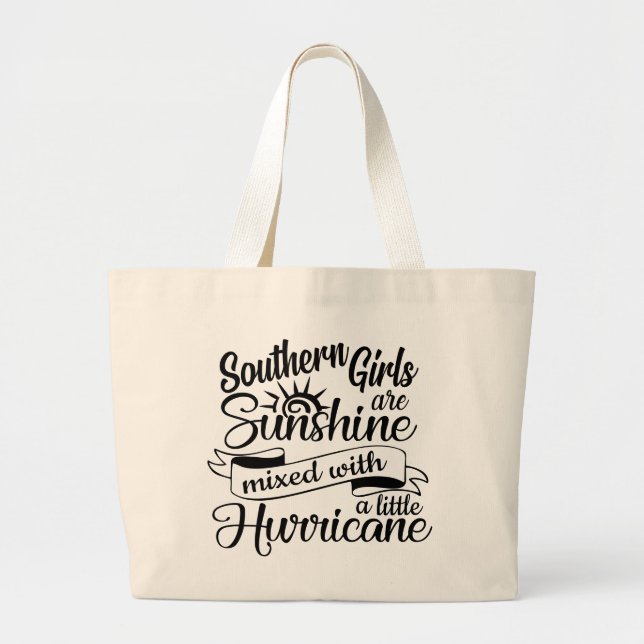 South Pride Country Girl Prinzessin Texas Rodeo Jumbo Stoffbeutel (Vorne)
