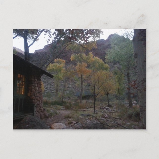 South Rim Grand Canyon Nationalpark Phantom Ranch Postkarte (Vorderseite)