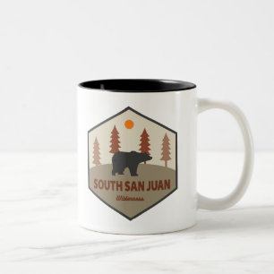South San Juan Wilderness Colorado Bär Zweifarbige Tasse