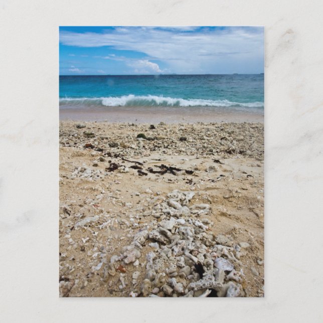 South Sea Island Beach, Fidschi Postkarte (Vorderseite)