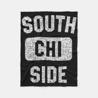 South Side Chi Gym Style gestörte White Print Fleecedecke