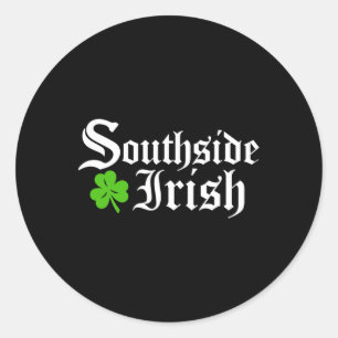 South Side Irish Chicago St Patricks Day Runder Aufkleber