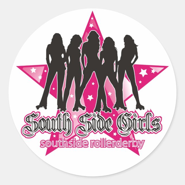 South Side Roller Derby Sticker (Vorderseite)