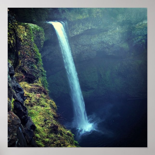 South Silver Falls, OR Poster (Vorne)