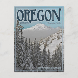 South Sister von Bachelor Butte Postkarte