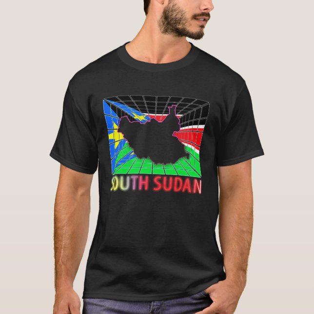 South Sudan Map South Sudanese T-Shirt (Vorderseite)