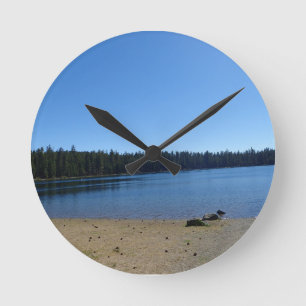 South Twin Lake, OR Runde Wanduhr