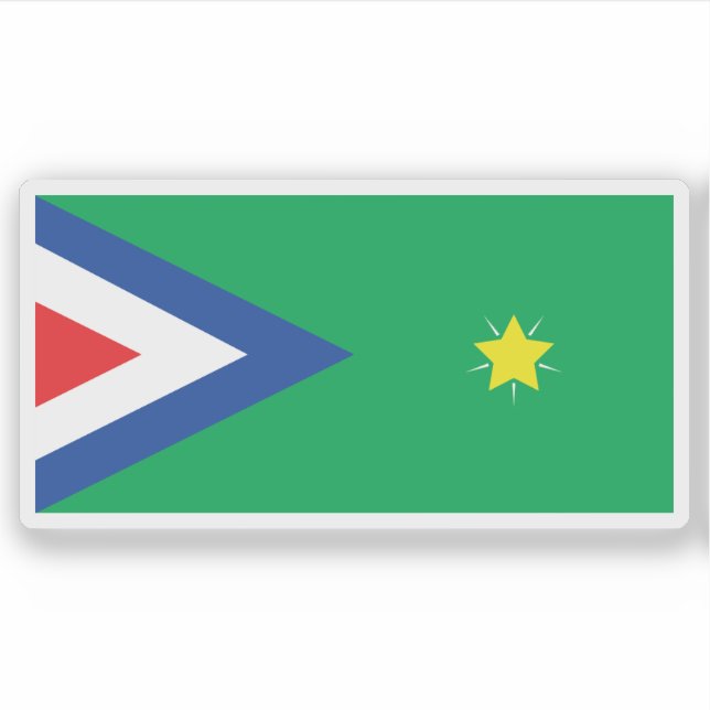 South West Ethiopia Peoples' Region flag, Ethiopia Aufkleber (Vorderseite)